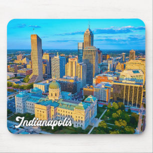 Tapis De Souris La belle Indianapolis, Indiana, États-Unis
