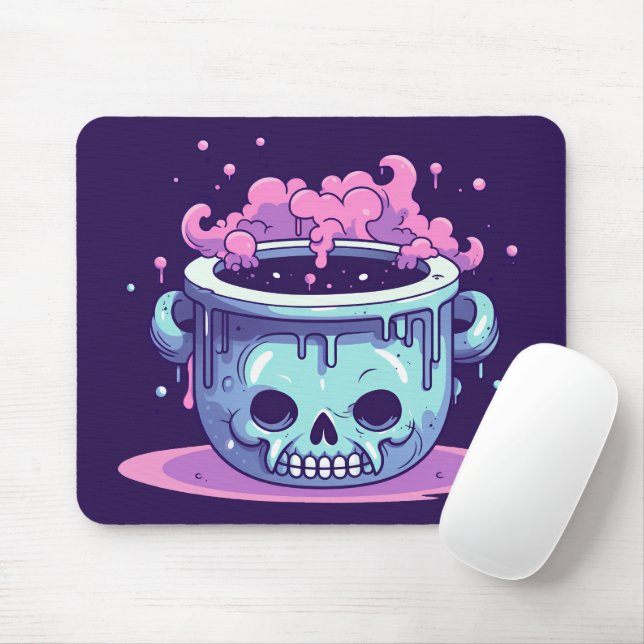 Tapis De Souris La brasse de Pastel Goth Witch (Avec souris)