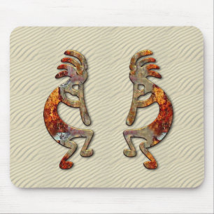 Tapis De Souris La "cannelure de Kokopelli "