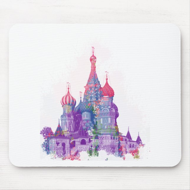 Tapis De Souris La cathédrale Moscou de Basil de saint (Devant)