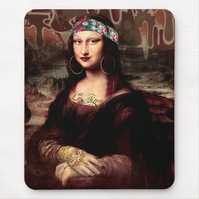 Tapis De Souris La Chola Mona Lisa Mexicaine (Devant)