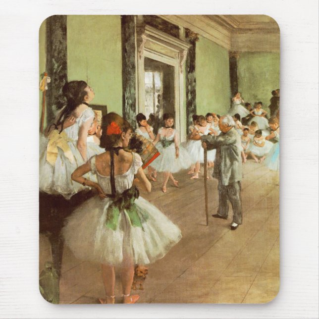 Tapis De Souris La Classe de Danse par Edgar Degas (Devant)