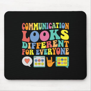 Tapis De Souris La communication est différente pour chaque person