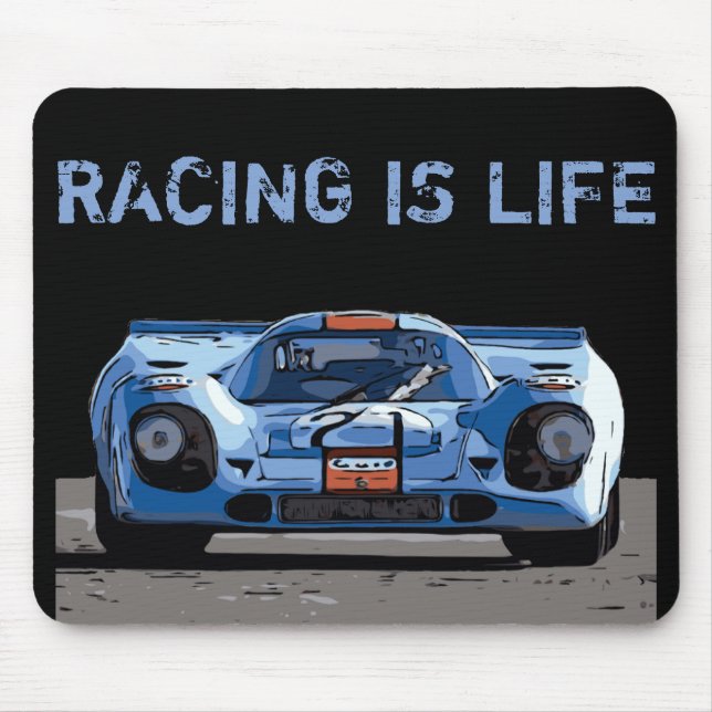 TAPIS DE SOURIS LA COURSE EST LA VIE (Devant)