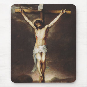 Tapis De Souris La Crucifixion par Bartolome Esteban Murillo