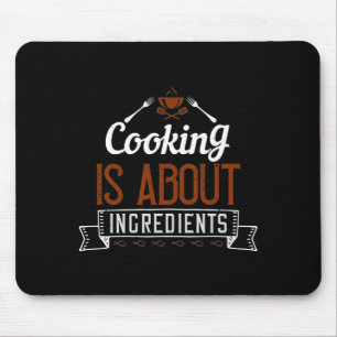 Tapis De Souris La cuisine, c'est les ingrédients