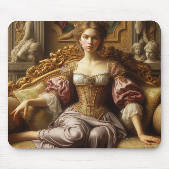 Tapis De Souris La dame au repos (Devant)