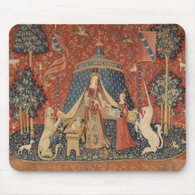 Tapis De Souris La Dame Et La Licorne (Devant)
