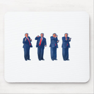 Tapis De Souris La danse Trumpty Trump dansant 4 juillet _1