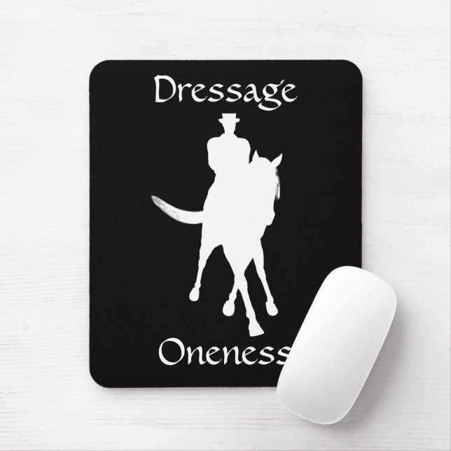 Tapis De Souris La Dressage Est Un Cheval À Unicité (Avec souris)