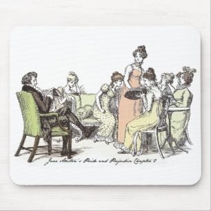 Tapis De Souris La famille Bennet, Jane Austen Pride et Préjugés