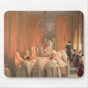 Tapis De Souris La famille de Rothschild à la prière