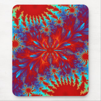Tapis De Souris la fractale teignent en nouant