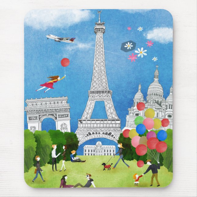 Tapis De Souris La France colorée (Devant)