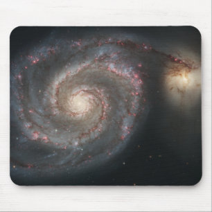 Tapis De Souris La galaxie de tourbillon (M51) et galaxie de