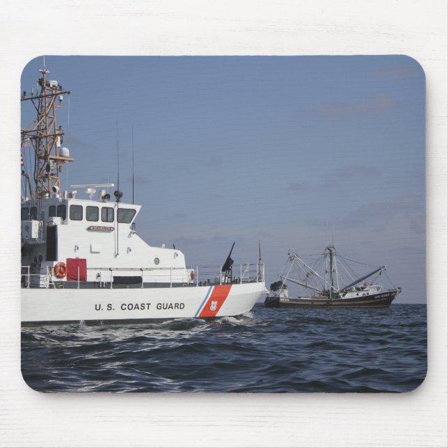Tapis De Souris La garde côtière américaine Cutter Marlin patrouil (Devant)