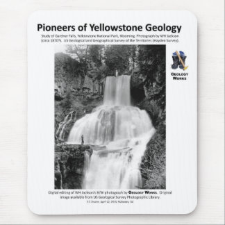 Tapis De Souris La géologie de Yellowstone fraye un chemin III -