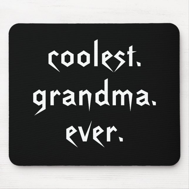 Tapis De Souris La grand-maman la plus fraîche jamais Mousepad (Devant)