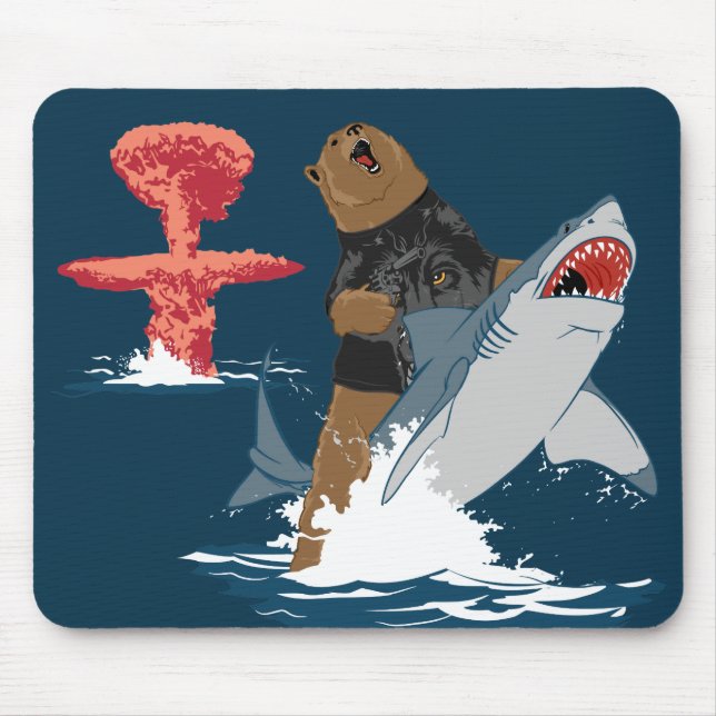 Tapis De Souris La Grande Évasion - cavalerie de requins-ours (Devant)