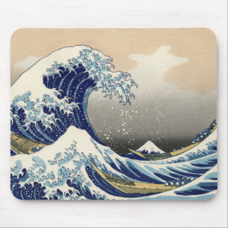 Tapis De Souris La Grande Vague au large de Kanagawa Hokusai