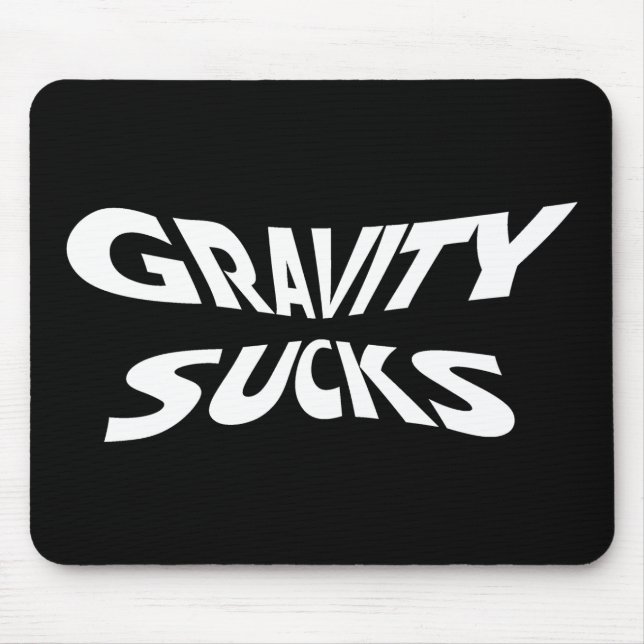 Tapis De Souris La gravité c'est nul - Humour scientifique de phys (Devant)