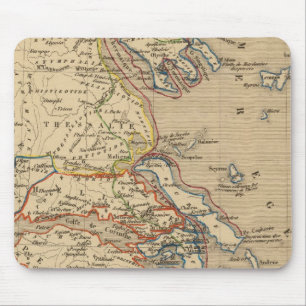 Tapis De Souris La Grece, les cotes de l'Asie Mineure