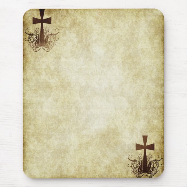 Tapis De Souris La grunge croise #4 - coins verticaux (Devant)