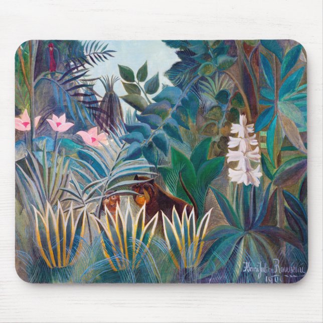 Tapis De Souris La jungle équatoriale, Rousseau (Devant)