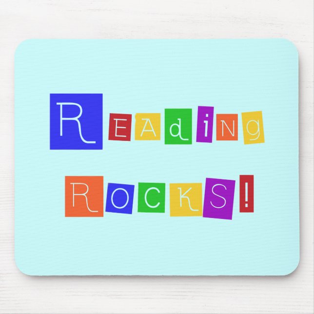 Tapis De Souris La lecture bascule des T-shirts et des cadeaux (Devant)