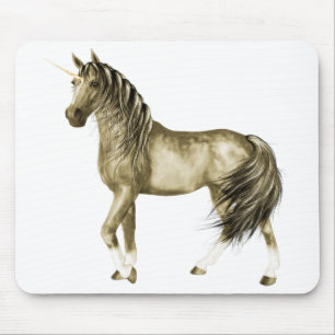 Tapis De Souris la licorne d'or Mousepad