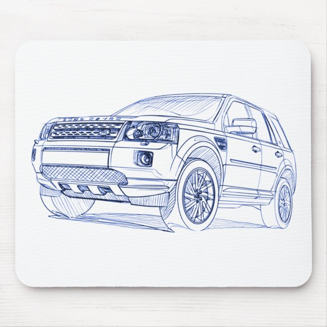 Tapis De Souris La LR Freelander 2011 (Devant)