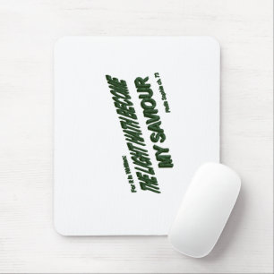 Tapis De Souris La Lumière Est Devenue Mon Sauveur - Vert