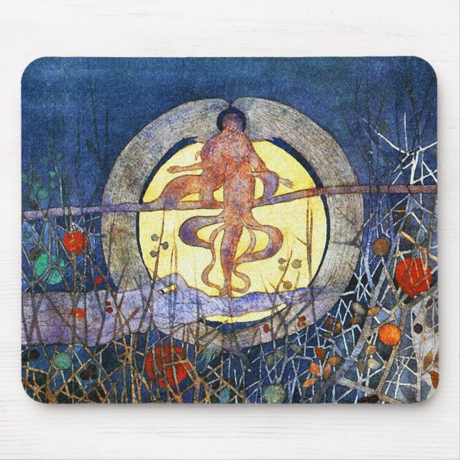 Tapis De Souris La lune de récolte - Charles Rennie Mackintosh (Devant)