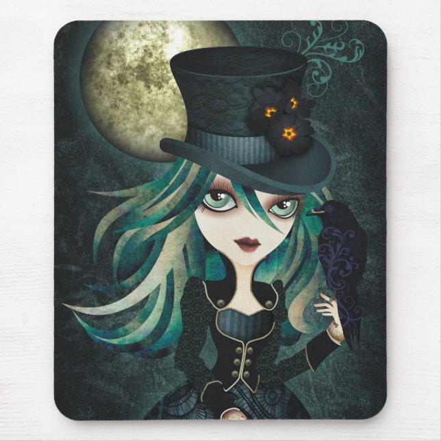 Tapis De Souris La lune Mousepad de Raven (Devant)