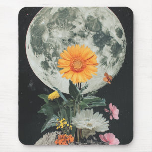 Tapis De Souris La Lune S'Éclate Sur Le Charme Rustique (2)