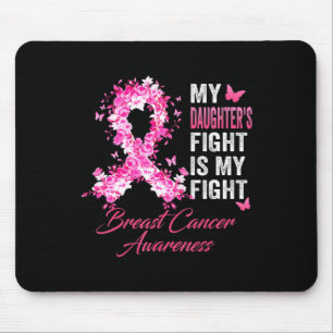 Tapis De Souris La lutte de la fille est mon combat cancer du sein