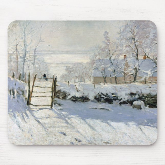 Tapis De Souris La Magpie, Monet (Devant)