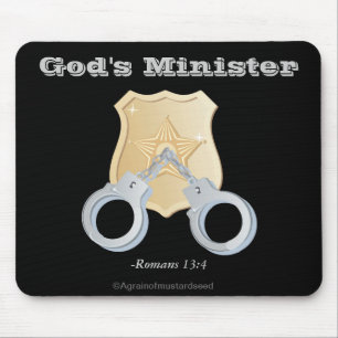 Tapis De Souris La ministre de l'application de la loi de Dieu