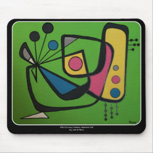 Tapis De Souris La "moitié du siècle 4" numérique abstrait mode
