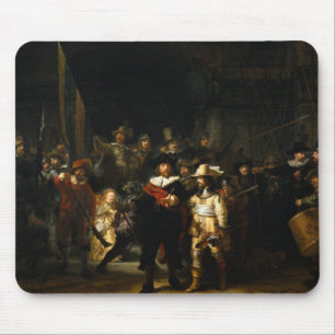 Tapis De Souris La montre de nuit