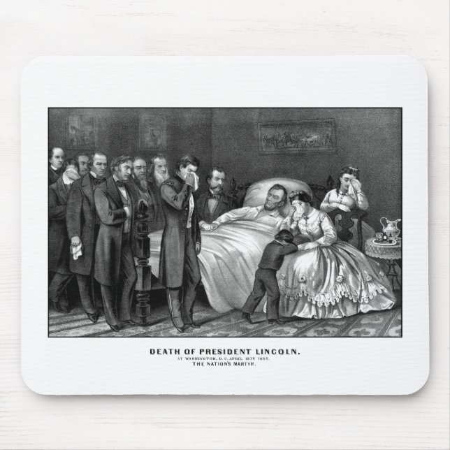Tapis De Souris La mort du Président Lincoln (Devant)