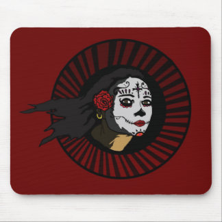 Tapis De Souris "La Muerta" sur la collection profane ROUGE de