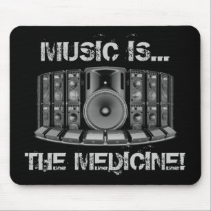 TAPIS DE SOURIS LA MUSIQUE EST LA MÉDECINE !
