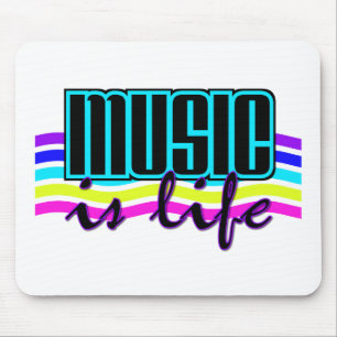 Tapis De Souris La musique est la vie mousepad