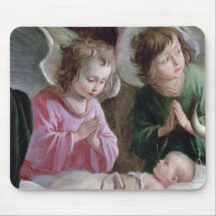 Tapis De Souris La nativité, de l'autel de Buxtehude, 1400-10