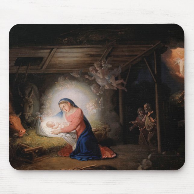 Tapis De Souris La Nativité du Christ (par Vladimir Borovikovsky) (Devant)