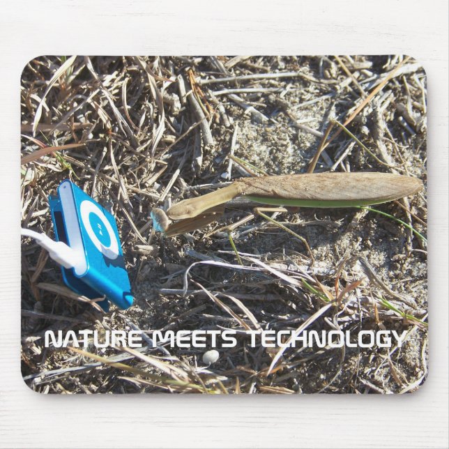 TAPIS DE SOURIS LA NATURE RENCONTRE LA TECHNOLOGIE (Devant)