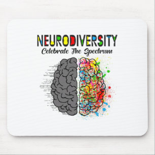 Tapis De Souris La Neurodiversité Célèbre Le Spectre De L'Autisme