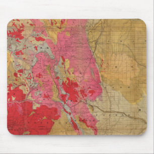 Tapis De Souris La nouvelle carte géologique de Rand McNally