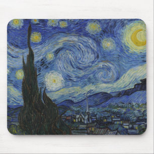 Tapis De Souris La nuit étoilée par Vincent van Gogh